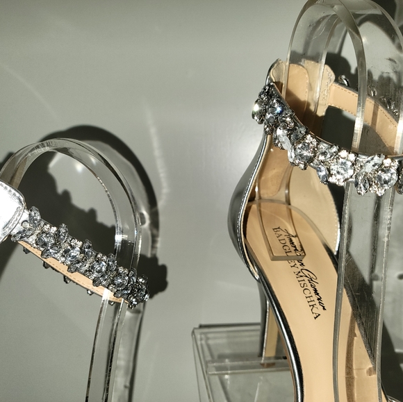 Badgley Mischka Women's Metallic Sindy Stiletto - Picture 6 of 7